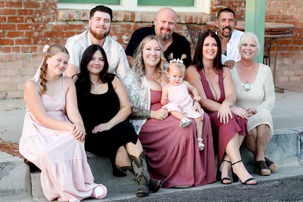 Kelli and her family