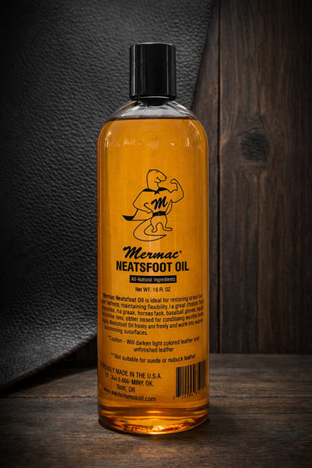 Mermac Neatsfoot Oil bottle